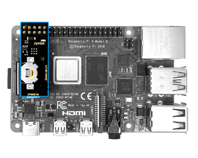 Zymbit plug-in hardware security modules HSM for raspberry pi 